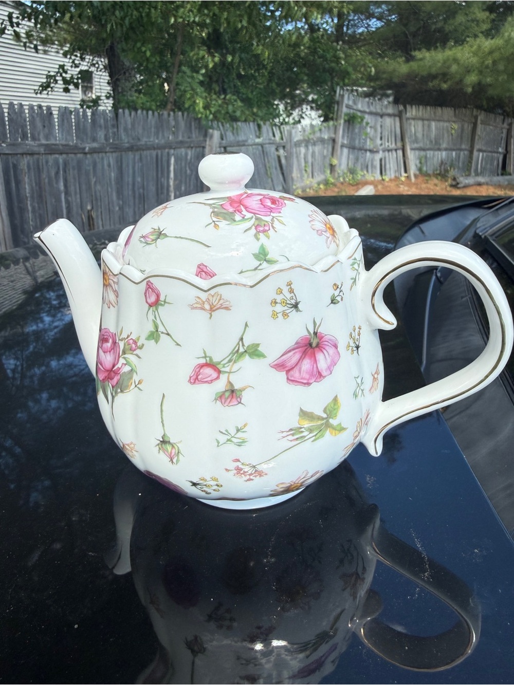 Grace Teaware Porcelain Piece — White Base with Subtle Glaze